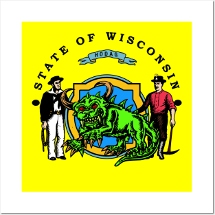 WISCONSIN HODAG Posters and Art